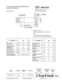 Datasheet XVN1LUG53D25.4 manufacturer SunLED