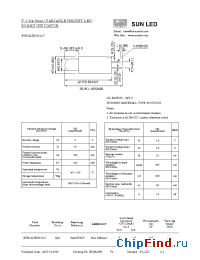 Datasheet XVN1LUR53D12.7 manufacturer SunLED