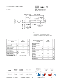 Datasheet XVN1LUR53D22.86 manufacturer SunLED
