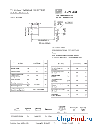 Datasheet XVN1LUR53D25.4 manufacturer SunLED