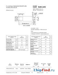 Datasheet XVN1LUY53D22.86 manufacturer SunLED