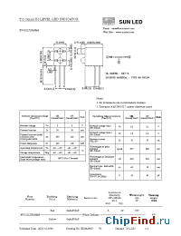Datasheet XVO2LUYR86M8 manufacturer SunLED