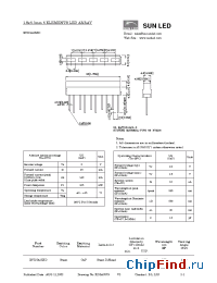 Datasheet XVUG42X5D manufacturer SunLED