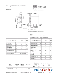 Datasheet XVX4SUG36D manufacturer SunLED