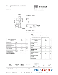Datasheet XVX4SUG91D manufacturer SunLED