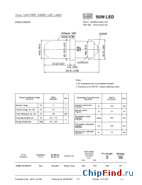 Datasheet XYMD101WE28V manufacturer SunLED