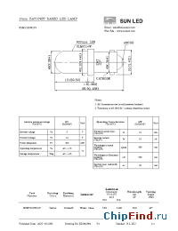 Datasheet XYMY102W12V manufacturer SunLED