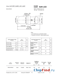 Datasheet XYSG102W28V manufacturer SunLED