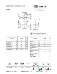 Datasheet XZAG46W-3 manufacturer SunLED