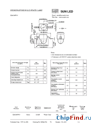 Datasheet XZAG46W-9 manufacturer SunLED