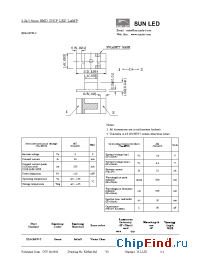 Datasheet XZAG55W-2 manufacturer SunLED