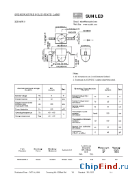 Datasheet XZBG46W-9 manufacturer SunLED