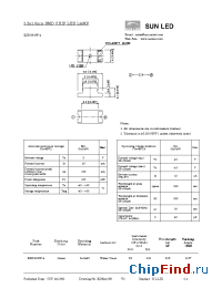 Datasheet XZBG55W-4 manufacturer SunLED