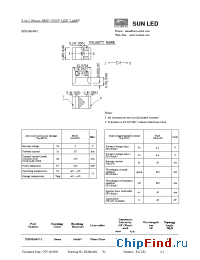 Datasheet XZBGK54W-1 manufacturer SunLED