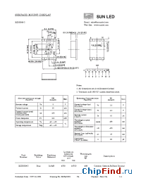Datasheet XZDBB05C manufacturer SunLED