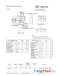 Datasheet XZDMG05C manufacturer SunLED