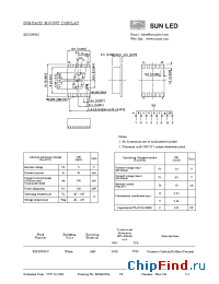 Datasheet XZDUW05C manufacturer SunLED