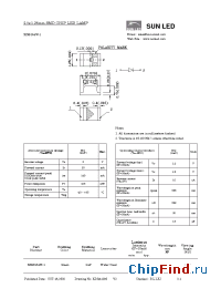 Datasheet XZMG54W-1 manufacturer SunLED