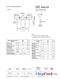 Datasheet XZMG66W manufacturer SunLED