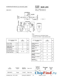 Datasheet XZMO46W-8 manufacturer SunLED