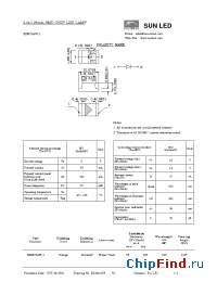 Datasheet XZMO54W-1 manufacturer SunLED