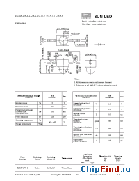 Datasheet XZMY46W-8 manufacturer SunLED