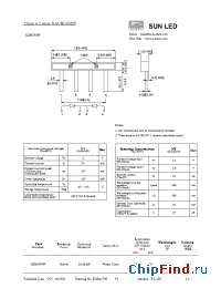 Datasheet XZMY66W manufacturer SunLED