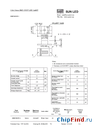 Datasheet XZMYK55W-2 manufacturer SunLED