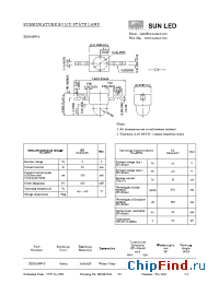 Datasheet XZSG46W-8 manufacturer SunLED