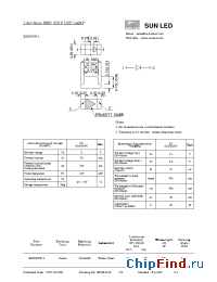 Datasheet XZSG53W-1 manufacturer SunLED