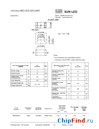 Datasheet XZSG55W-4 manufacturer SunLED