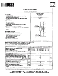 Datasheet 1N4005 manufacturer Surge