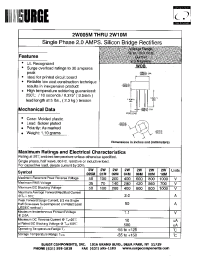 Datasheet 2W01M manufacturer Surge