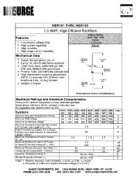 Datasheet HER105 manufacturer Surge