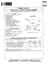 Datasheet P6SMBJ100A manufacturer Surge