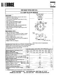 Datasheet SB15005W manufacturer Surge