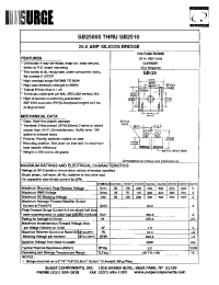 Datasheet SB2506 manufacturer Surge