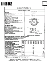 Datasheet SB3506W manufacturer Surge