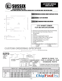 Datasheet 1N2977B manufacturer Sussex