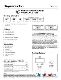 Datasheet DN3135NW manufacturer Supertex