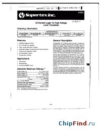 Datasheet HT0130LC manufacturer Supertex