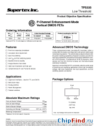 Datasheet TP5335K1 manufacturer Supertex