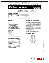 Datasheet VN0109NE manufacturer Supertex