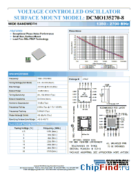 Datasheet DCMO135270-8 manufacturer Synergy