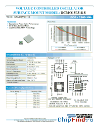 Datasheet DCMO150318-5 manufacturer Synergy