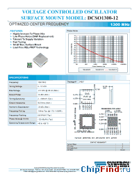Datasheet DCSO1300-12 manufacturer Synergy