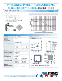 Datasheet FSW190410-100 manufacturer Synergy