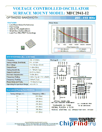 Datasheet MFC2941-12 manufacturer Synergy