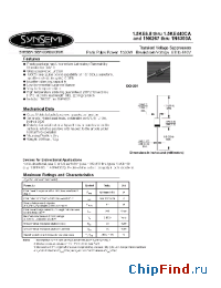 Datasheet 1.5KE10 manufacturer Synsemi