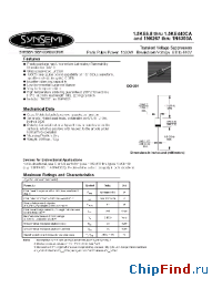 Datasheet 1.5KE12A производства Synsemi